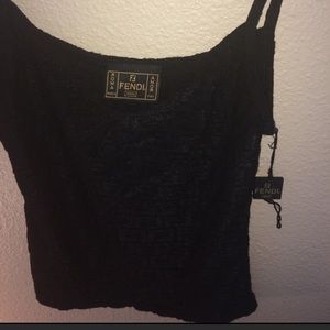 Vintage Fendi spaghetti top